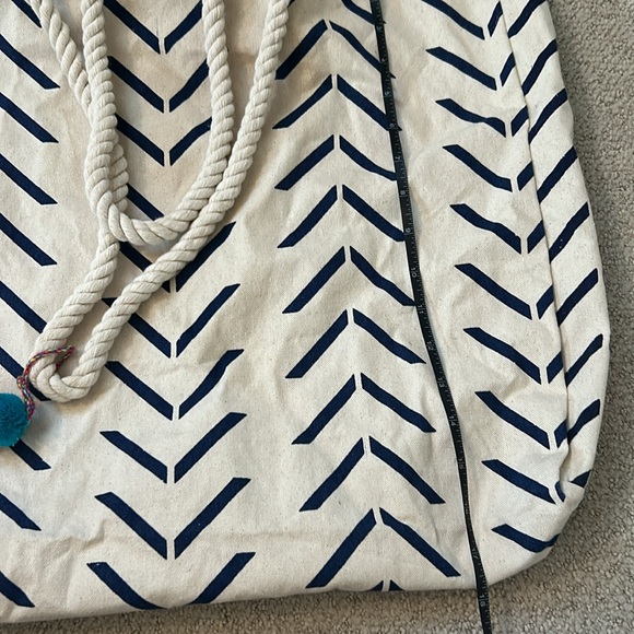 Ecolo canvas beach bag. 19.5” x 17” - Picture 6 of 8